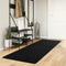 vidaXL - Vloerkleed - OVIEDO - laagpolig - 80x250 - cm - zwart