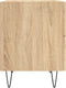 vidaXL - Nachtkastje - 40x35x47,5 - cm - bewerkt - hout - sonoma - eikenkleurig