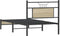 vidaXL - Bedframe - zonder - matras - hout - sonoma - eikenkleurig - 75x190 - cm