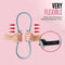 Pilatesring voor training, yoga-ring met dubbele handgreep, pilatescirkel voor weerstand en flexibil