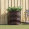 vidaXL - Tuin - Moestuinbed - - - Bruin - 80x80x81 - cm - Gegalvaniseerd - Staal