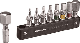 Topeak Inbus lange bit set Allen BitKit 9