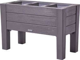 Step2 Lakewood Verhoogde Plantenbak - Kweektafel van Kunststof - Donker Ceder