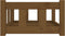 vidaXL - Hondenmand - 65,5x50,5x28 - cm - massief - grenenhout - honingbruin