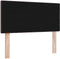 vidaXL - Hoofdbord - met - knoppen, - donkerbruin, - 100 - cm, - stof