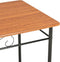 vidaXL - Eettafel - 120x70x75 - cm - MDF - bruin