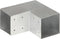vidaXL - Paalverbinding - L-vorm - 101x101 - mm - gegalvaniseerd - metaal