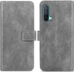iMoshion Hoesje Geschikt voor OnePlus Nord CE 5G Hoesje Met Pasjeshouder - iMoshion Luxe Bookcase - Grijs