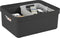 Sunware Sigma home - Opbergbox 24L - Met deksel - Antraciet 44,5 x 34,5 x 18 cm
