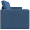 vidaXL - Vloersofa - Bed - 2-in-1 - Blauw - 245x150x60,5 - cm - Stof