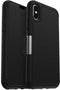 Otterbox Strada - Flip cover - Leer Schokbestendig - Zwart