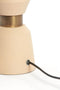 Light & Living Tafellamp Ilvar - 39cm - Mat Beige - excl. kap