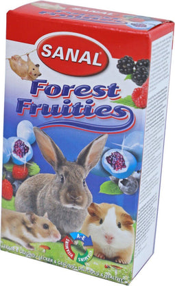 Sanal Knaagdier Fruities Bosbes 50 gr