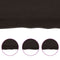 vidaXL - Tafelblad - 60x40x(2-4)cm - behandeld - massief - eikenhout - donkerbruin