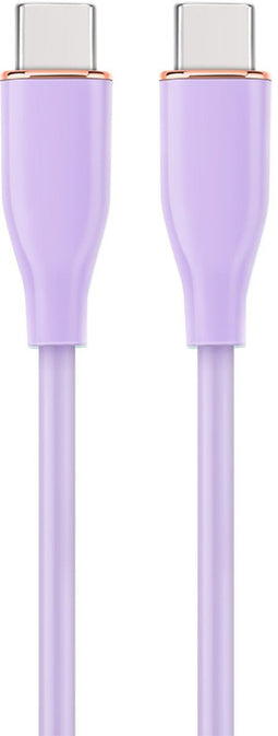 USB-C Kabel - USB 2.0 - 60W PD - Premium - 1,5 meter - Paars