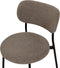 Set van 2 eetkamerstoelen CASEY Bouclé Taupe