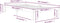 vidaXL - Bedframe - massief - grenenhout - 100x200 - cm