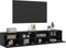 vidaXL - Tv-wandmeubels - 2 - st - 80x30x30 - cm - bewerkt - hout - zwart