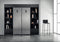 HOTPOINT UH8F1CX1 - vriezer - 260 L - Vorstvrij, koud geventileerd - A + - L 59.5 x H 187.5 cm - Vrijstaand - Roestvrij staal