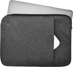 Lunso - Stijlvolle zachte neopreen sleeve hoes 13 inch - Zwart