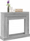 vidaXL - Haardombouw - 100x30x87,5 - cm - bewerkt - hout - grijs - sonoma - eikenkleur