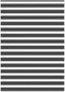 vidaXL - Zebra - rolgordijn - 160x230 - cm - stofbreedte - 155,9 - cm - zwart