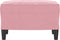 vidaXL - Voetenbank - 60x50x41 - cm - fluweel - roze