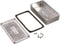 Hammond Electronics 1550WG 1550WG Universele behuizing 222 x 146 x 55 Aluminium Aluminium 1 stuk(s)