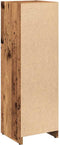 vidaXL - Badkamerkast - 30x30x95 - cm - bewerkt - hout - oud - houtkleurig