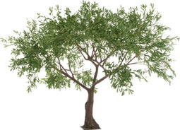 J-Line Olijfboom Plastiek Groen/Bruin