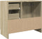 vidaXL - Wastafelkast - 63x30x54 - cm - bewerkt - hout - sonoma - eikenkleurig