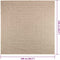 vidaXL - Vloerkleed - ZIZUR - beige - binnen - en - buiten - 240x240 - cm - jute - look