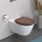 SCHÜTTE Toiletbril soft-close DARK WOOD MDF