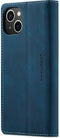 Casemania iPhone 13 Mini - Wallet Book Case - 2 pashouders - Navy Blue