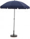 Parasol 200/8 met knik blauw 200cm