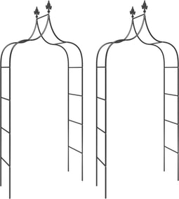 vidaXL-Tuinbogen-2-st-120x38x260-cm-staal-zwart