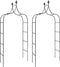 vidaXL-Tuinbogen-2-st-120x38x260-cm-staal-zwart