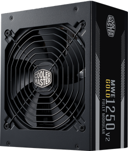 Cooler Master MWE Gold 1250 V2 - ATX Voeding 1250W 80 Plus Gold - Zwart