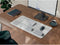 Leitz Grote Leren Bureau Onderlegger - 70x36 cm - Gerecycled Leer - Anti-slip - Grijs