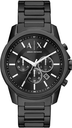 Armani Exchange AX1722 - Herenhorloge - Quartz - 44 mm - Zwart