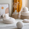 Wigiwama Teddy Ottoman / Poef - Ø65x20cm - Biscuit