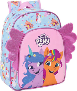 Schoolrugzak My Little Pony Wild & free 26 x 34 x 11 cm Blauw Roze