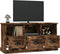 vidaXL - Tv-meubel - 100x35x50 - cm - bewerkt - hout - gerookt - eikenkleurig