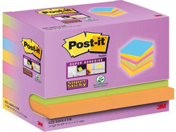 Memoblok 3m post-it 622 47.6x47.6 color notes | 1040 stuks