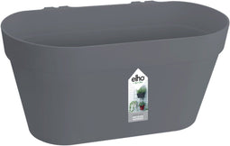 Elho Loft Urban Green Wall Pot Duo 28 - Bloempot voor Balkon Buiten - Ø 28.0 x H 13.2 cm - Antraciet