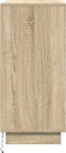 vidaXL - Dressoir - met - LED - in - Sonoma - Eik - - - 71 - x - 34,5 - x - 75 - cm - - - Gemaakt - van - gefabriceerd - hout