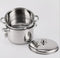 Royalty Line® C8L Stoompan Inductie - 8 Liter / Ø 24 cm - Soeppan Voor Alle Warmtebronnen - RVS Deksel met Couscous Pan