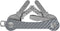 Keycabins Multitool Sleutelhouder - Key Organizer tot en met 12 Sleutels - Keychain Sleutelhanger met Bieropener - Carbon - Zilver