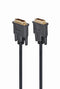 Gembird CC-DVI2-BK-6 - DVI-D kabel - 1.8 meter - Zwart