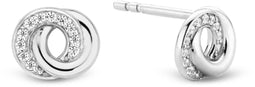 TI SENTO Dames Oorbellen - 925 zilver - Zirconia wit - 7784ZI